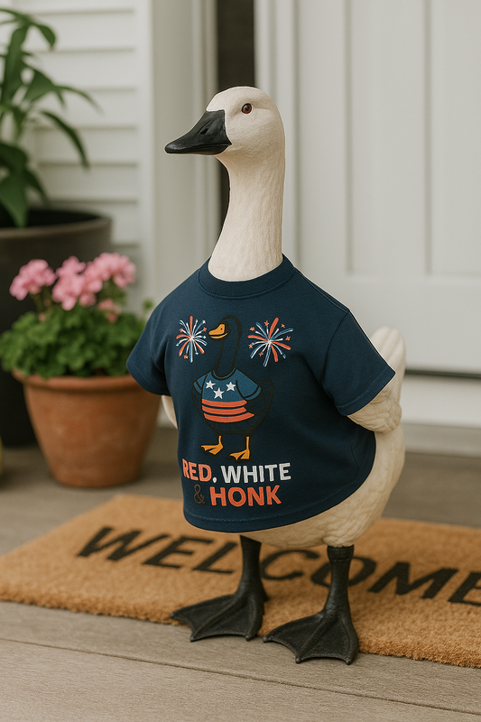 Red, White & Honk Goose Shirt